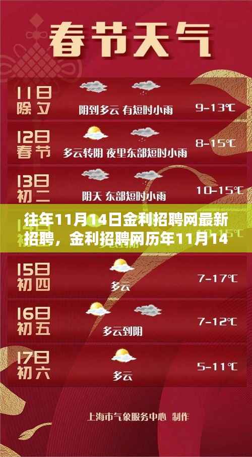 金利招聘网历年11月14日最新招聘深度解析,聚焦要点求职指南