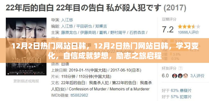 励志之旅启程,学习变化,自信成就梦想,探索日韩热门网站的新视界