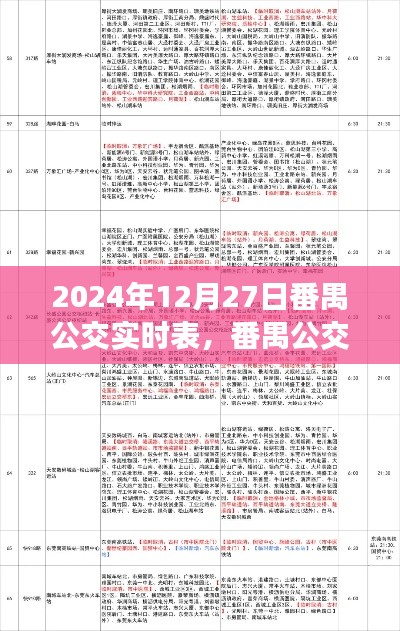 番禺公交实时表,自信成就旅程,一路向前学习成长之路