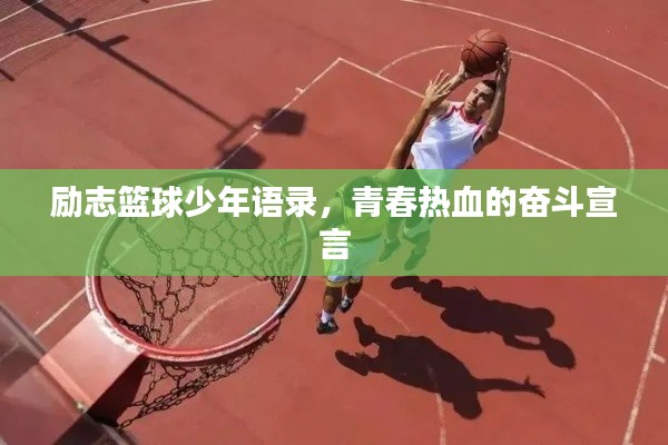 励志篮球少年语录,青春热血的奋斗宣言