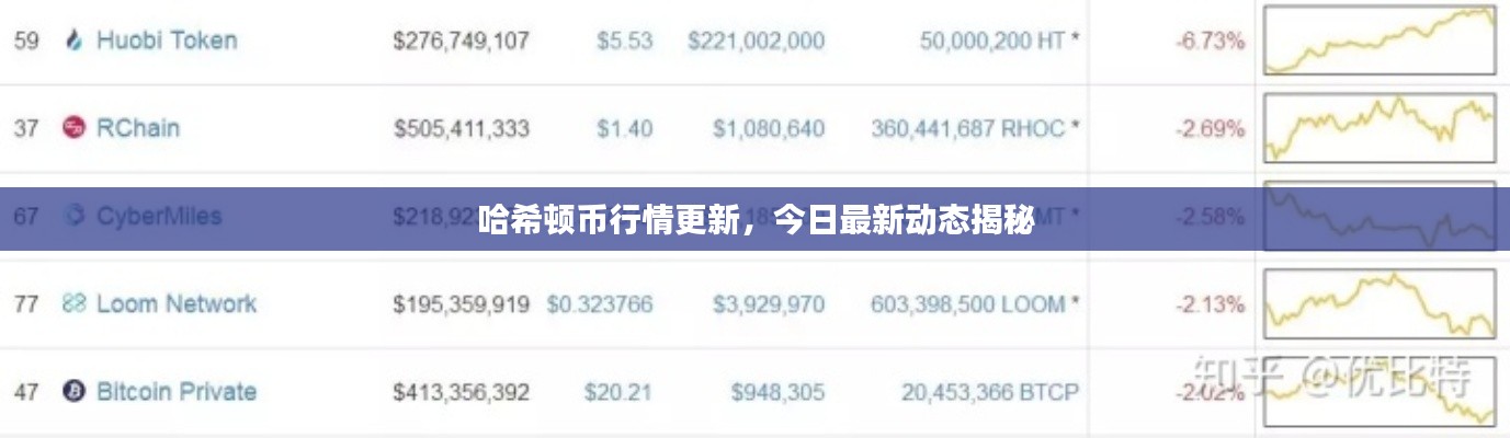 哈希顿币行情更新,今日最新动态揭秘